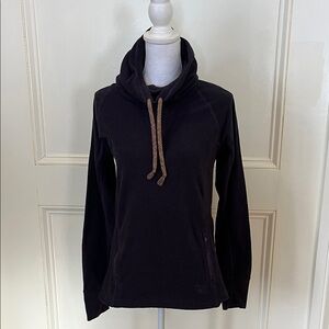 Stylish Purple Cowl Neck Sweatshirt